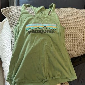 Patagonia racerback logo tank size S